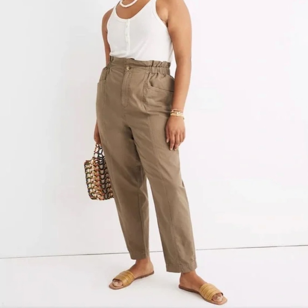 Madewell Pull-On Paperbag Pants